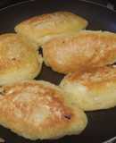 Empanadas🥟de yuca con queso🧀en sartén🥟🧀🥯