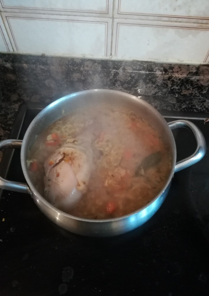 Una foto de Arroz con pollo