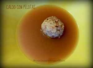 Una foto de Caldo con pelotas