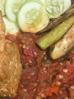 Foto resep Lalapan Tempe Terong