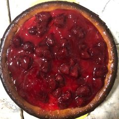 A picture of Strawberry Cheesecake.