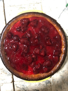 A picture of Strawberry Cheesecake.