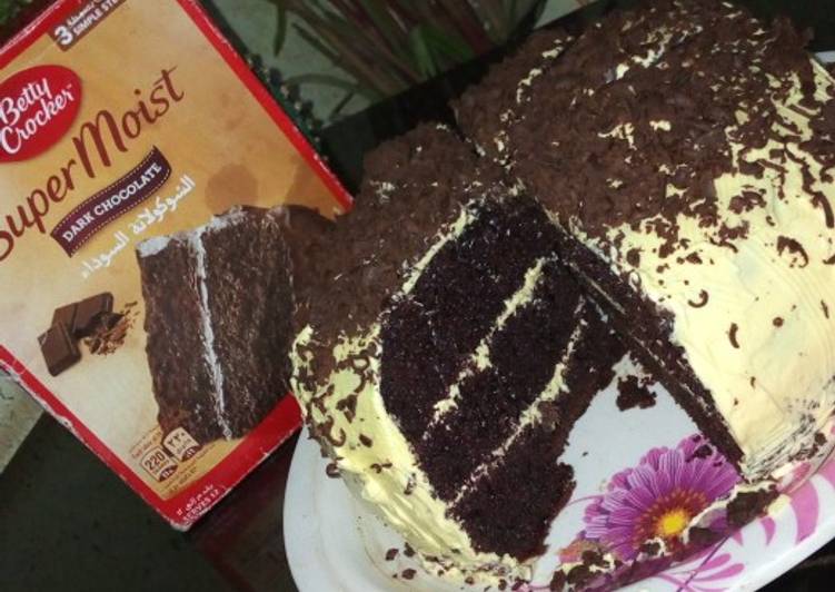 Simple Way to Prepare Speedy Super moist chocolate cake mix