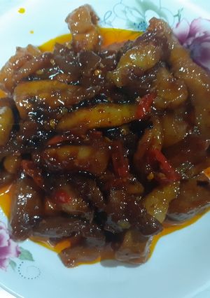 Hình của món Thịt sốt cay.