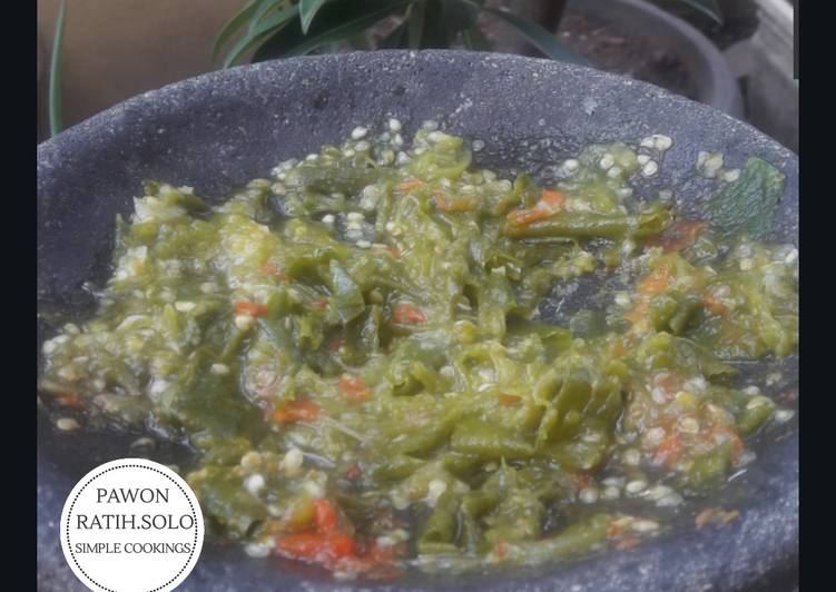 Resep Sambal lombok ijo, ala solo yang Lezat Sekali