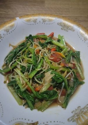 Foto resep Tumis sawi hijau dan toge
