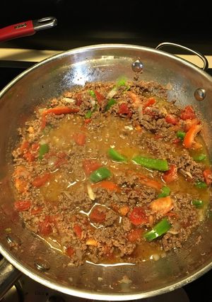 Una foto de Picadillo de Res al Tomate