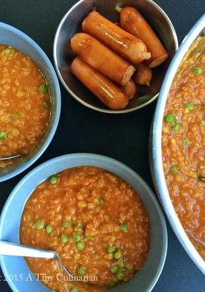 A picture of Curried Red Lentils.