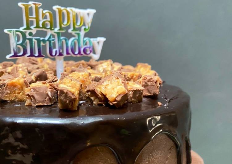 Resep Chocolate Ganache Birthday Cake, Bisa Manjain Lidah