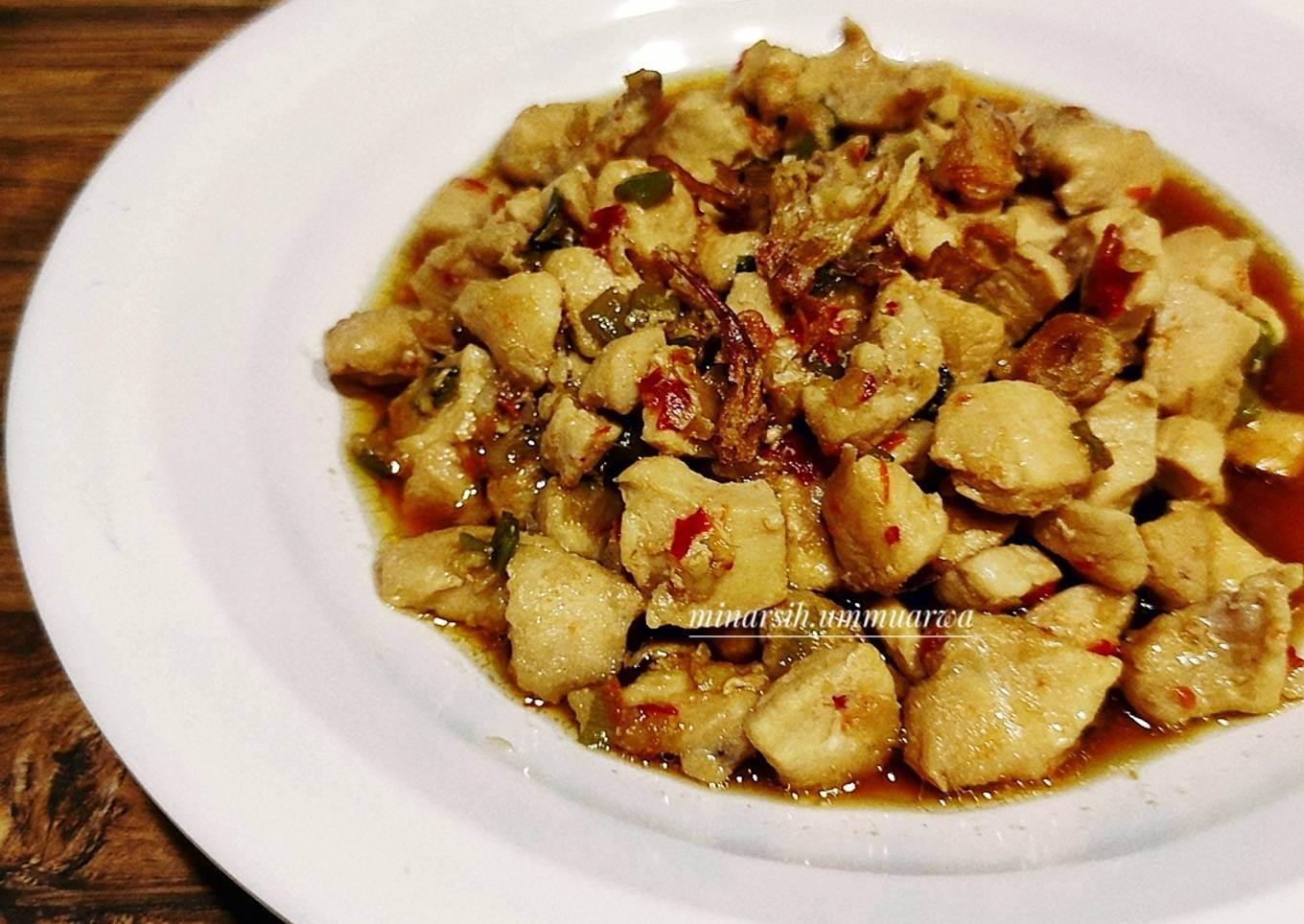 Tumis Ayam Fillet Saus Tiram