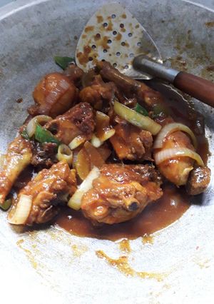 Foto resep Ayam Goreng Saus Tiram