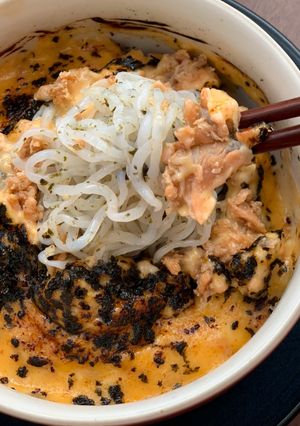Foto resep Salmon Mentai Shirataki Noodle