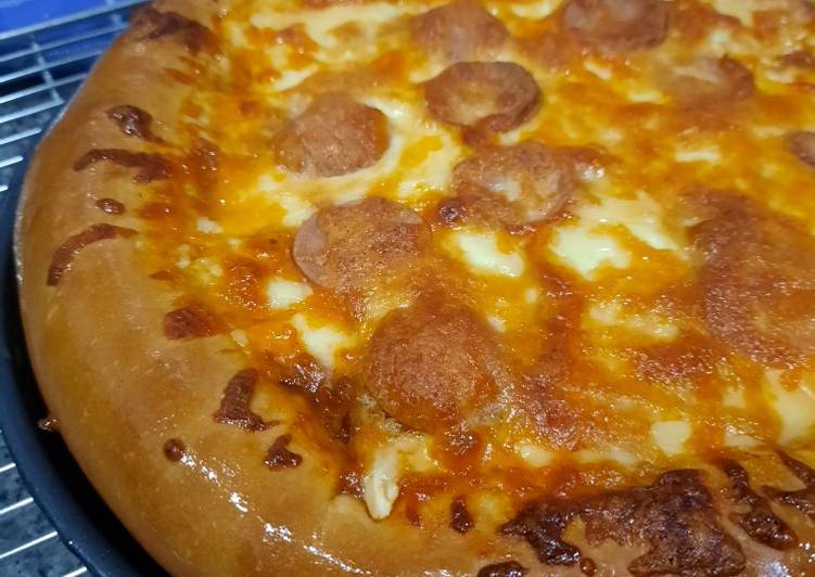 Resep PIZZA HUT GEMBUL BY ACCIDENT🤣🙏 yang Lezat
