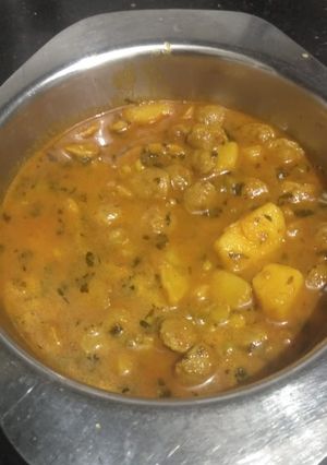 A picture of Soyabean Aloo.