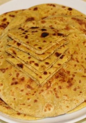 A picture of Puran poli recipe | maharashtrian puran poli.