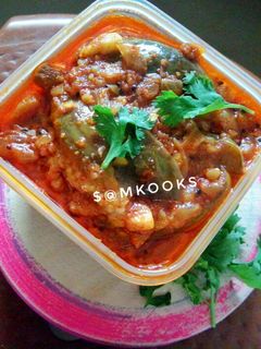 वांग्याची भाजी (vangyachi bhaji recipe in marathi) रेसिपी चे मुख्य फोटो