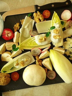 Una foto de Endivias a la crema de roquefort