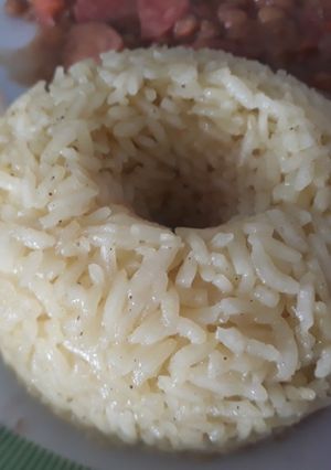 Una foto de Arroz al vino blanco
