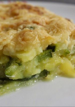 A picture of Zucchini Dauphinoise Gratin.