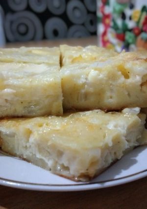 Una foto de Sopa paraguaya de sémola