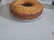 Una foto de budin con dulce de batata
