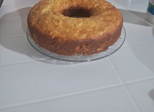 Una foto de Budín de dulce de batata y ricota,miel
