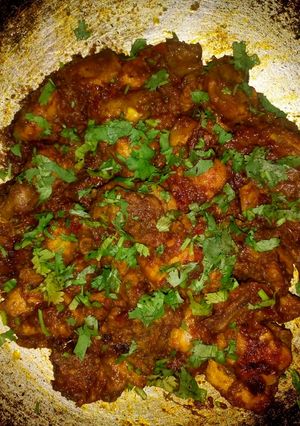 A picture of Dry chicken.