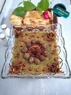 عکسی از دستور آش انار الهام پز