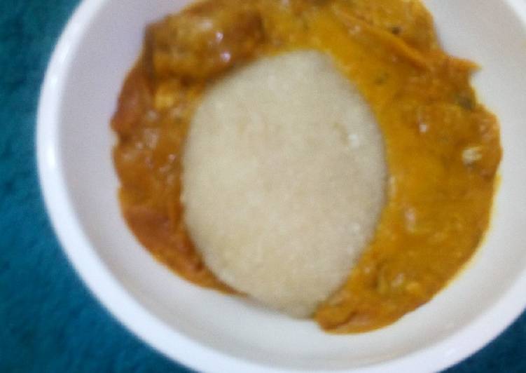 Step-by-Step Guide to Prepare Super Quick Homemade Owwo soup with eba