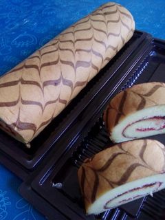 Foto resep 21. Bolu gulung batik