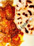 Naan bread nd papper meat🫓 😋