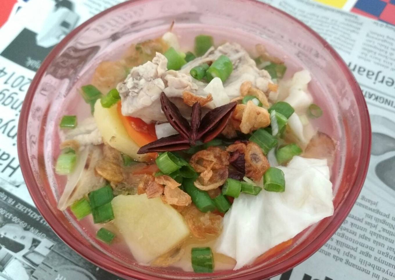 Sop ayam rempah