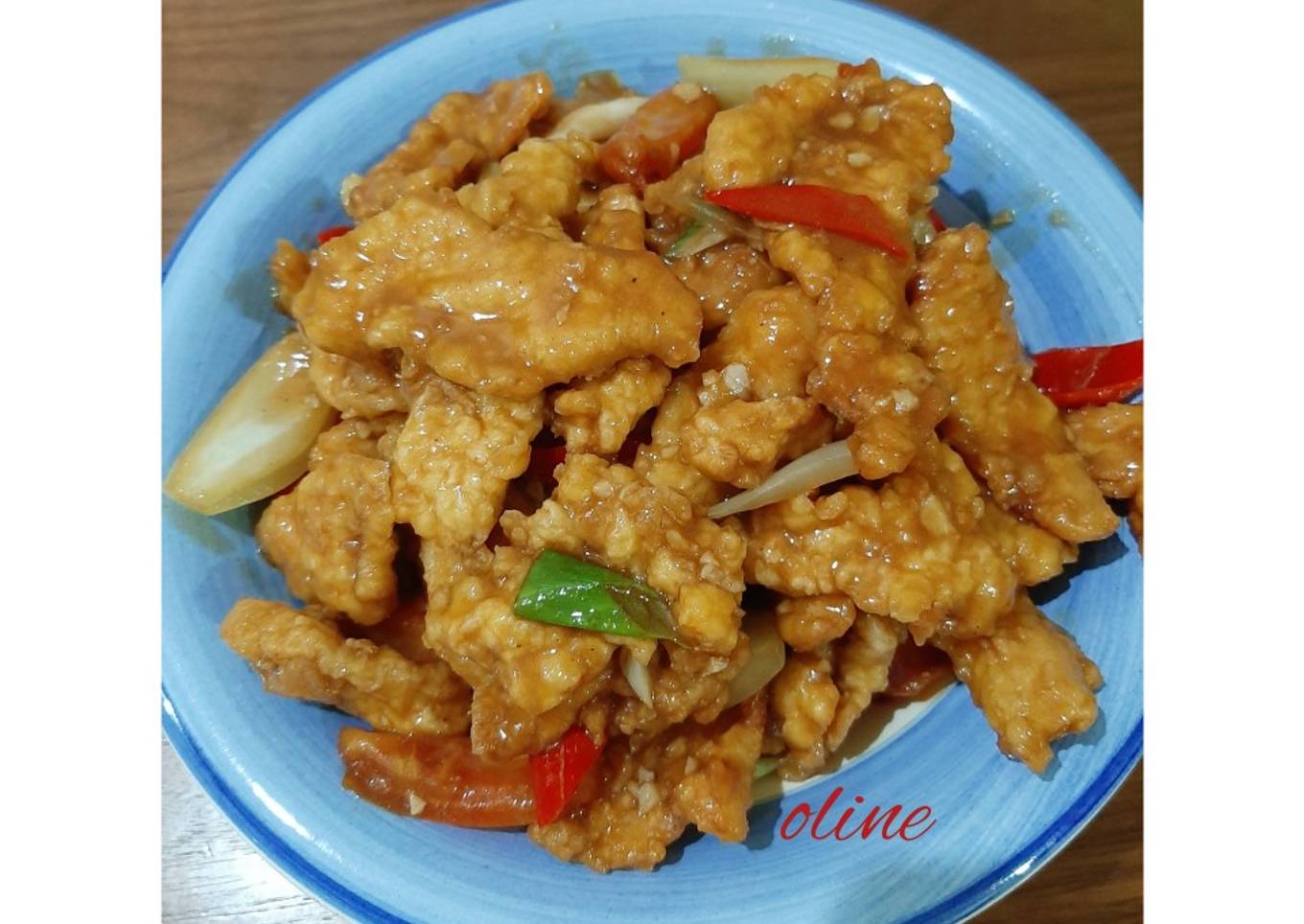 Ayam goreng saus mentega saori