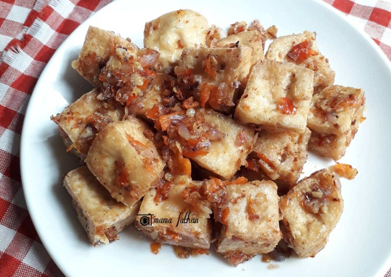 Tahu goreng bawang