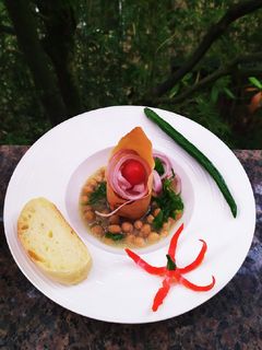 صورة لوصفة حساء بالحمص (الدوبارة)