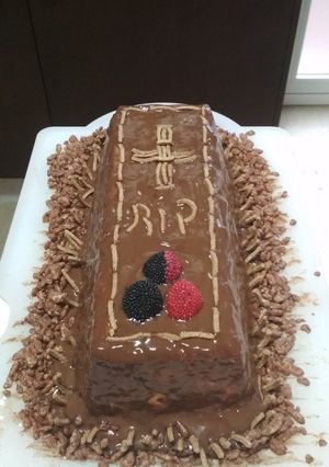 Una foto de Tarta de galletas de muerte