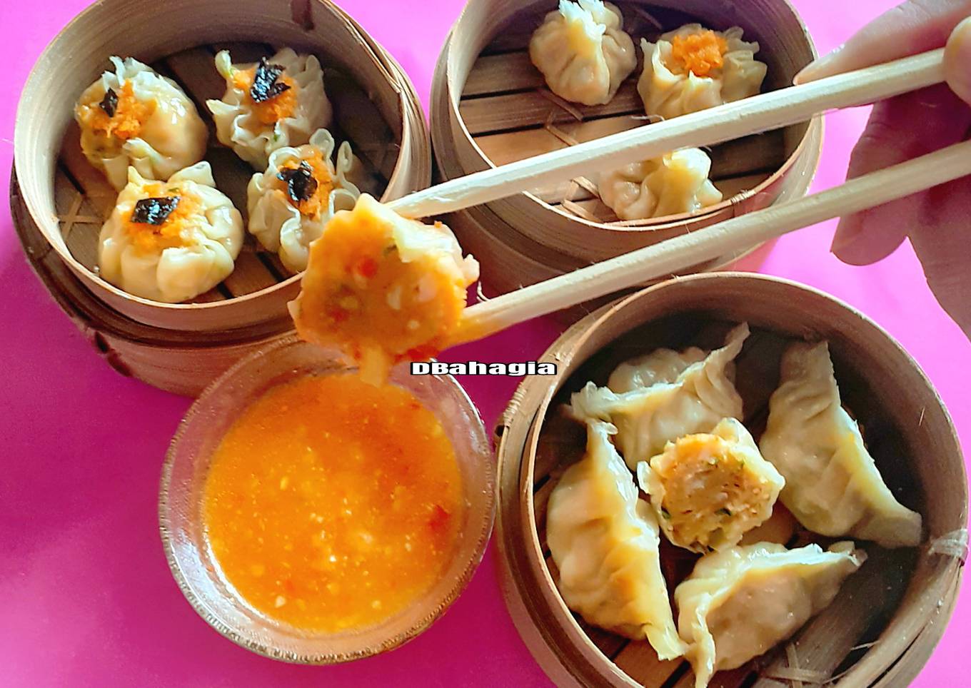 [ DimSum ] Siomay Ayam Udang with Chili Sauce 🥢🥟🥟🥟 - resep kuliner nusantara