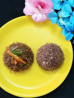   டூ இன் ஒன் ராகி சேமியா (Ragi semiya Recipe in Tamil) செய்முறை முக்கிய புகைப்படம்