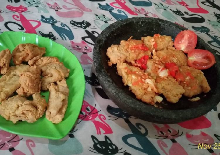 Resep Telor geprek crispy yang Bikin Ngiler