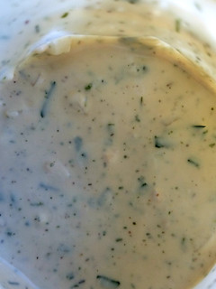 A picture of Yogurt ranch dip.