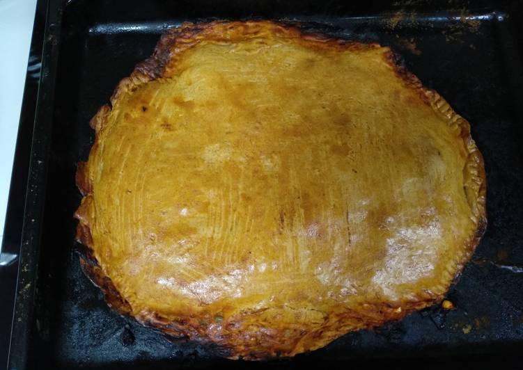 Empanada con masa de cerveza