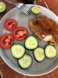 Filete de pescado empanizado