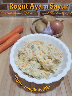 Foto resep Rogut Ayam Sayur Creamy (untuk isian Risoles dan Roti goreng)