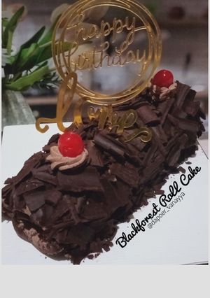 Foto resep Blackforest RoLL Cake