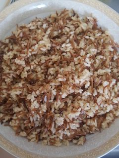 صورة لوصفة رز بالشعيرية