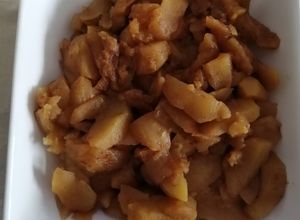 Foto de Maçã cozida com canela