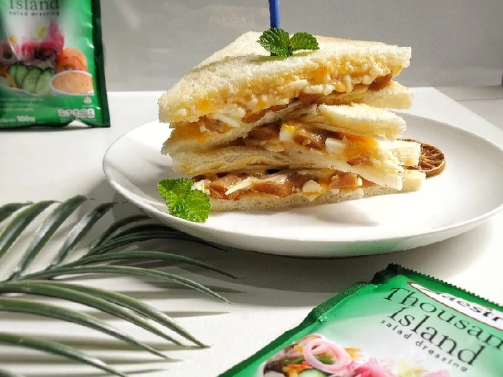 Langkah Gampang Menyiapkan Resep Sandwich roti tawar mayo yang Menggugah Selera Anti Ribet, Lezat Sekali