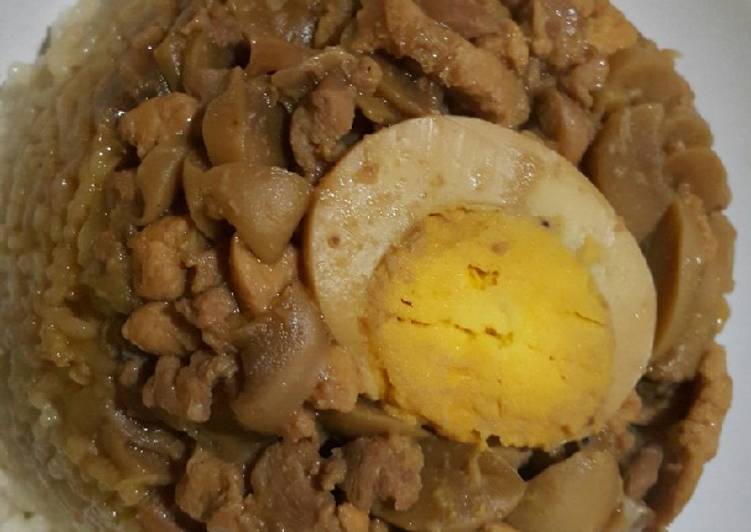 Resep Nasi tim ayam jamur, Lezat Sekali