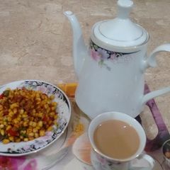 A picture of Spicy Corn Chaat.