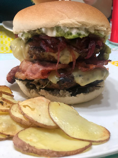 Una foto de Hamburguesa casera